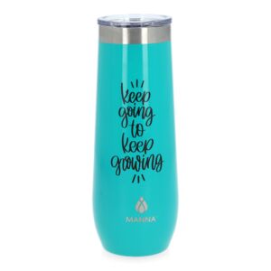 Manna Keep Growing Double Wall Tumbler Light Green 9oz Manna Keep Growing Double Wall Tumbler Light Green 9oz